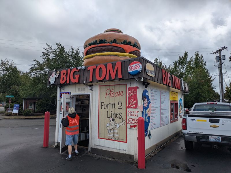 A Roadside Burger Window On Olympia's East Side