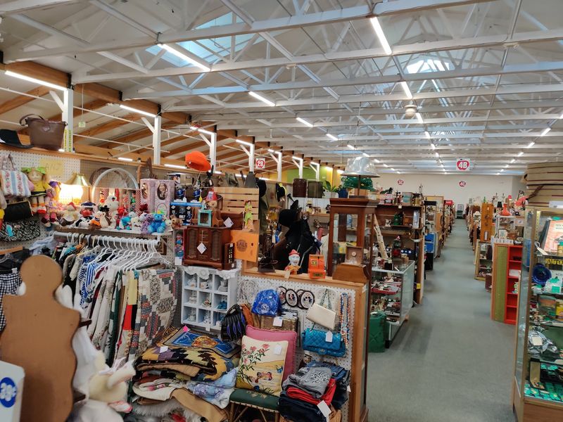 A Giant Antique Mall Waiting Off The Highway In Cashmere