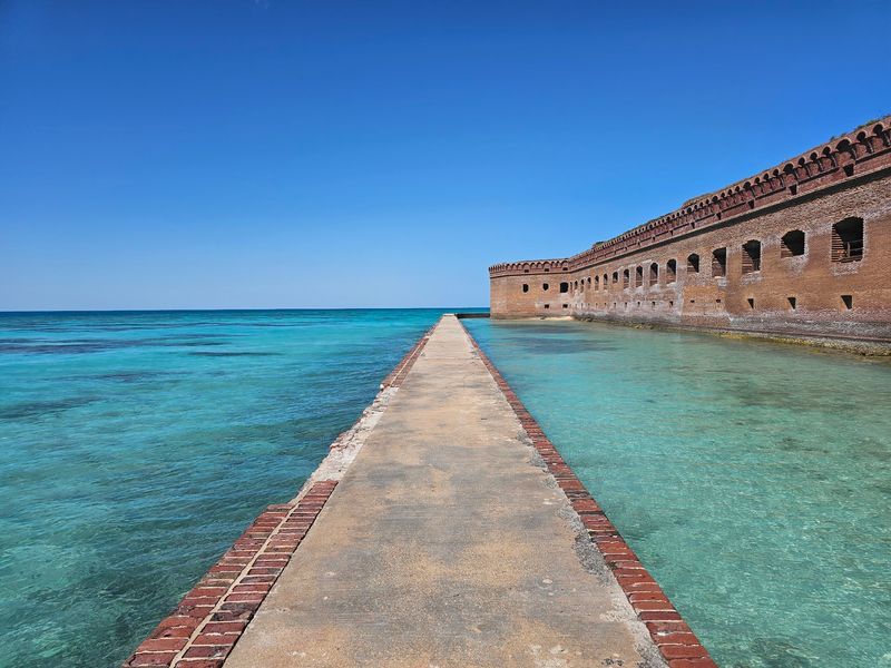 A Moat That Makes the Fort Look Like a Castle