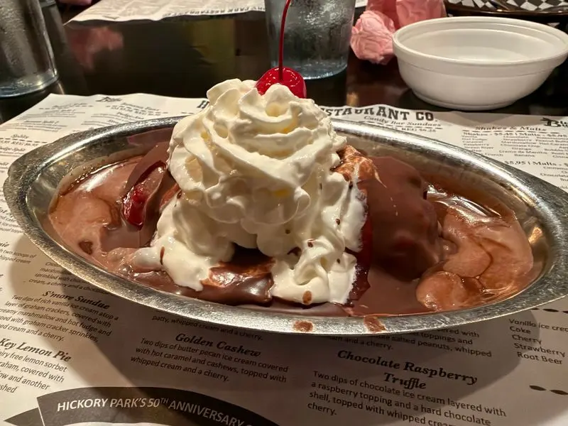 Save Room, Because The Placemat Is Basically A Dessert Menu