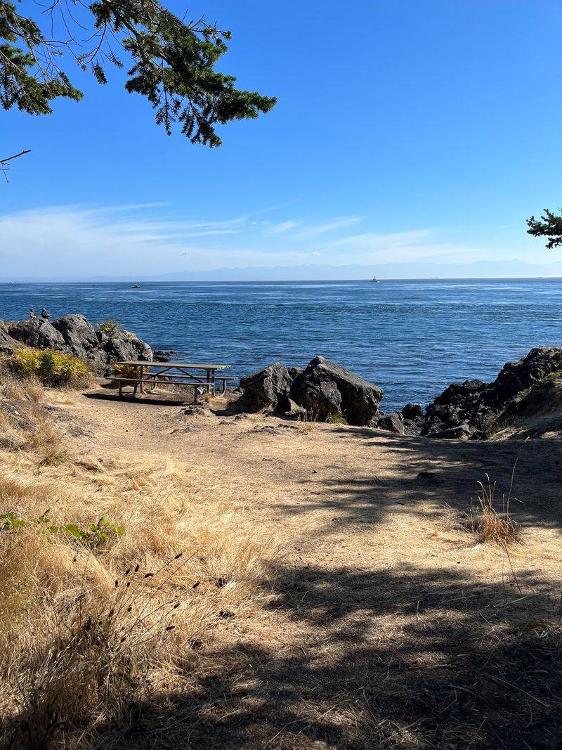 Picnic Tables With A Front-Row Ocean View