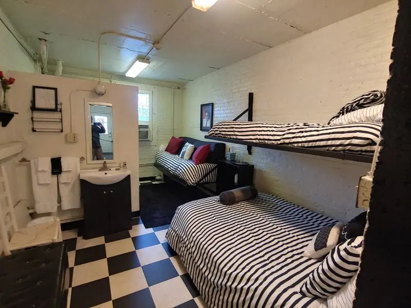The Jail Cell Room With Bunks That Actually Did Time