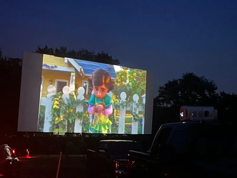 Three Giant Screens Mean Choices All Night Long