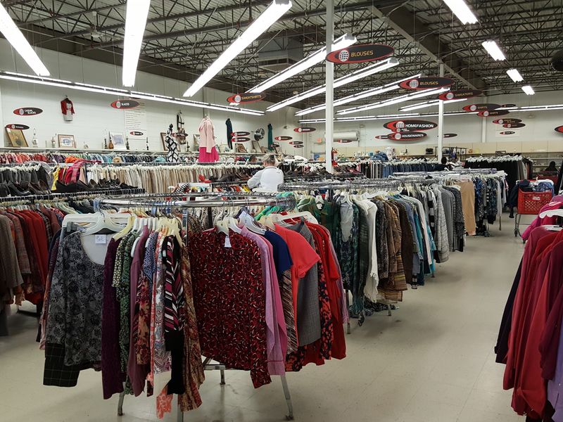A Thrift Store So Big It Gets Compared To An Airplane Hangar