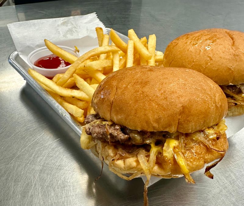 Order The Famous Slider With Classic Toppings