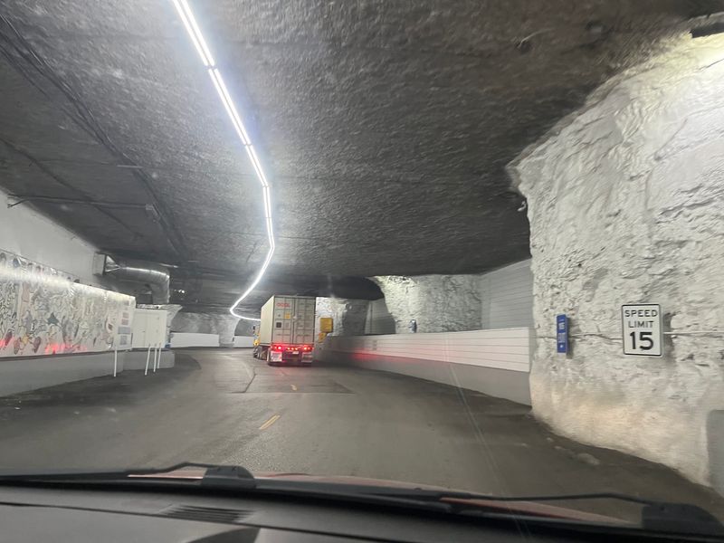 Big Trucks Own These Tunnels