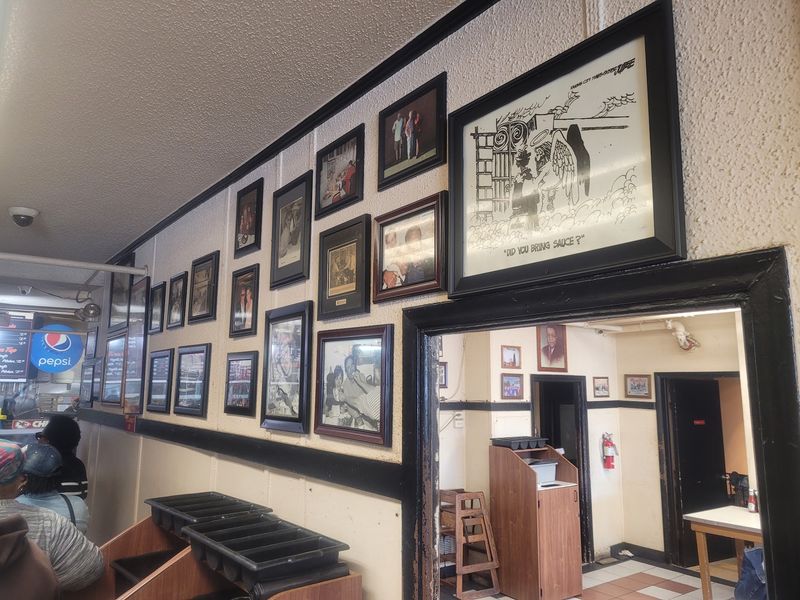 Famous Faces Line The Walls Inside