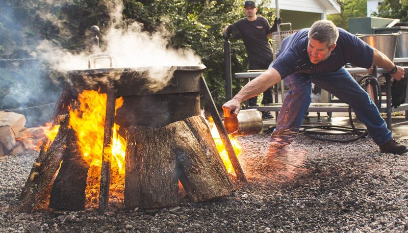 A Fiery Show Before the First Bite