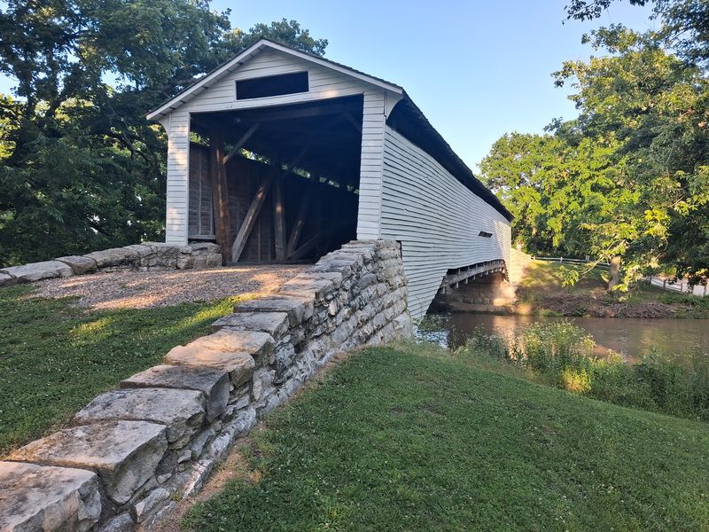 An 1871 Bridge Waiting Out In Monroe County Farm Country