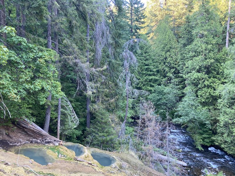 An Ice-Cold River Plunge Right Below The Pools