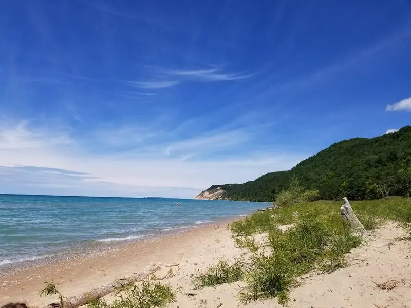 Those Teal Waves And Towering Bluffs Look Borrowed From The Ocean