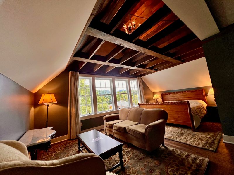 Head Out Back To The Carriage House For Coffee And Character
